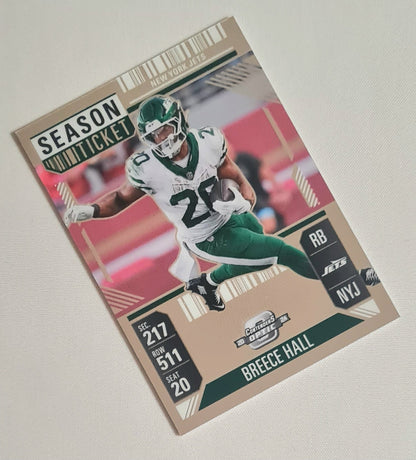Breece Hall - 2024 Panini Contenders Optic Football NFL New York Jets Season Ticket #43