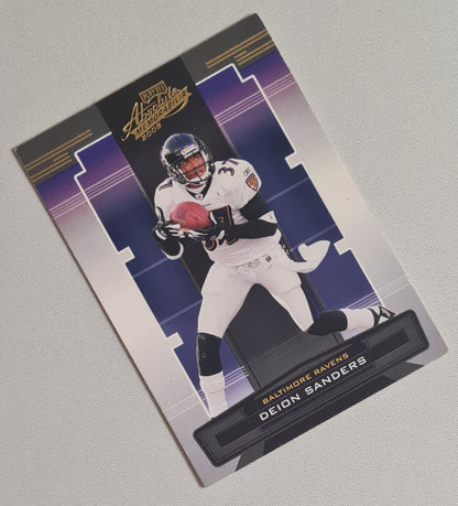 Deion Sanders - 2005 Donruss Playoff NFL Football Baltimore Ravens Absolute Memorabilia #10