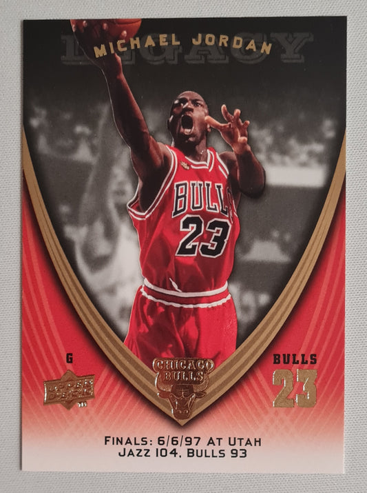Michael Jordan - 2008/09 Upper Deck Michael Jordan Legacy Set NBA Chicago Bulls #1085