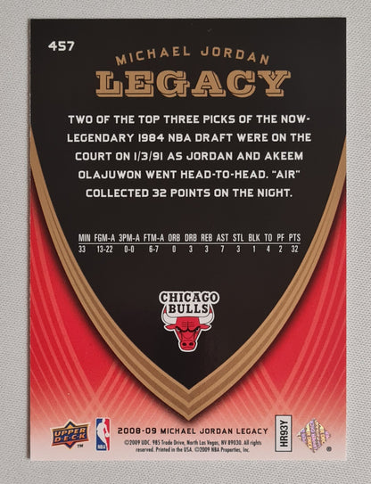 Michael Jordan - 2008/09 Upper Deck Michael Jordan Legacy Set NBA Chicago Bulls #457