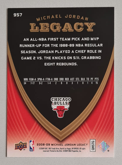 Michael Jordan - 2008/09 Upper Deck Michael Jordan Legacy Set NBA Chicago Bulls #957