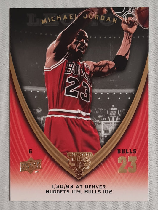 Michael Jordan - 2008/09 Upper Deck Michael Jordan Legacy Set NBA Chicago Bulls #631