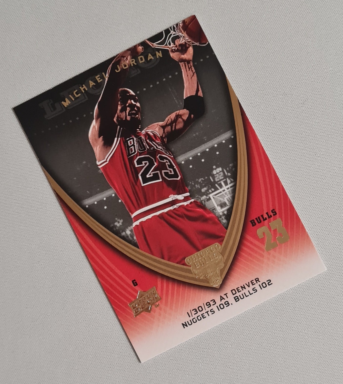 Michael Jordan - 2008/09 Upper Deck Michael Jordan Legacy Set NBA Chicago Bulls #631
