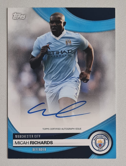 Micah Richards - 2024 Topps Manchester City Team Set Soccer #AY-MR /Autograph