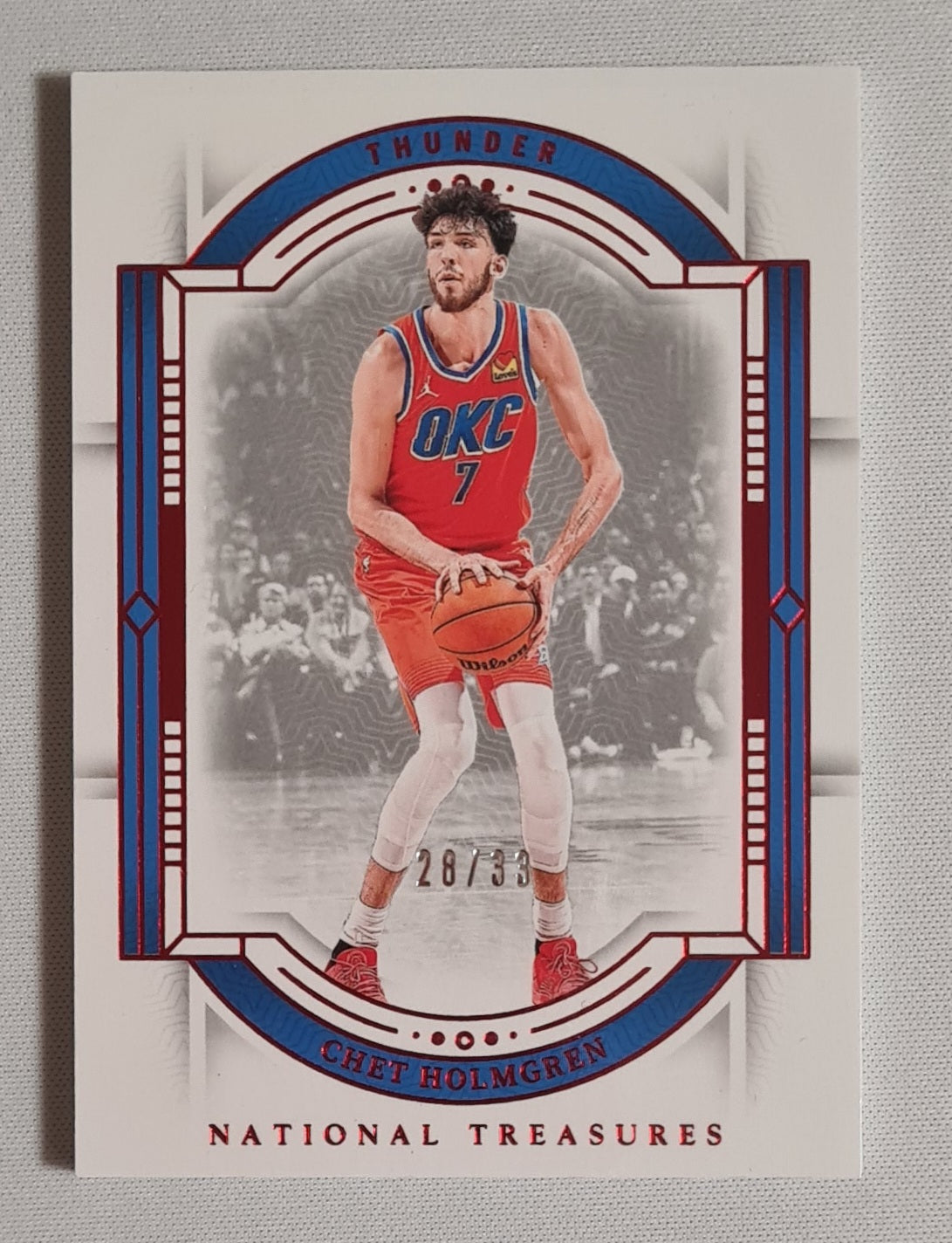 Chet Holmgren - 2023/24 Panini National Treasure Basketball NBA OKC Thunder #61 /33