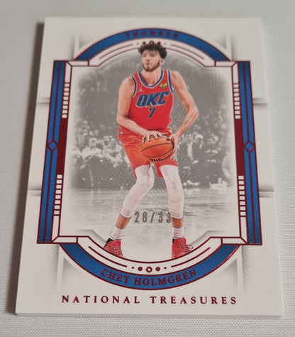 Chet Holmgren - 2023/24 Panini National Treasure Basketball NBA OKC Thunder #61 /33