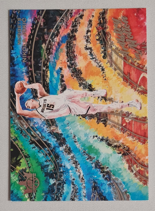 Nikola Jokic - 2024/25 Panini Court Kings Basketball NBA Denver Nuggets Artistry in Motion #2 Rare