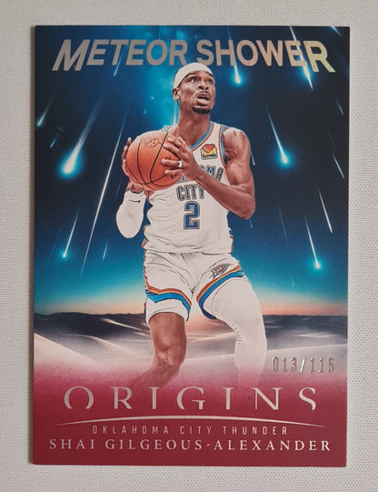 Shai Gilgeous-Alexander - 2024/25 Panini Origins - Meteor Shower - Basketball NBA OKC Thunder #1 /115