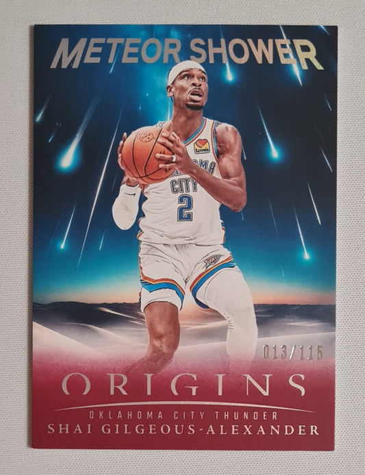 Shai Gilgeous-Alexander - 2024/25 Panini Origins - Meteor Shower - Basketball NBA OKC Thunder #1 /115