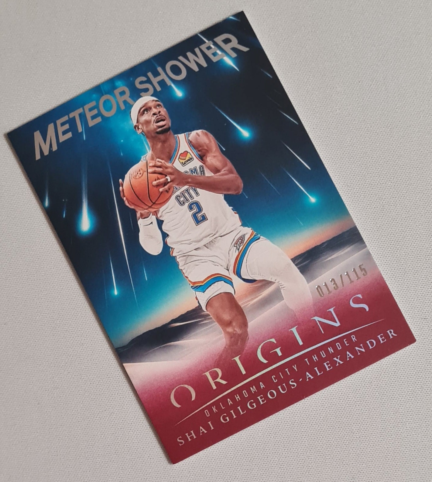 Shai Gilgeous-Alexander - 2024/25 Panini Origins - Meteor Shower - Basketball NBA OKC Thunder #1 /115