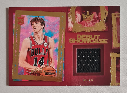 Matas Buzelis - 2024/25 Panini Court Kings Basketball - Debut Showcase - NBA Chicago Bulls (RC) #DSM-MTB  /Patch