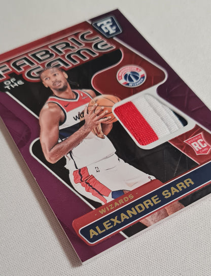 Alexandre Sarr - 2024/25 Panini Totally Certified Basketball NBA Washington Wizards (RC) #FGR-ALX /Patch /99
