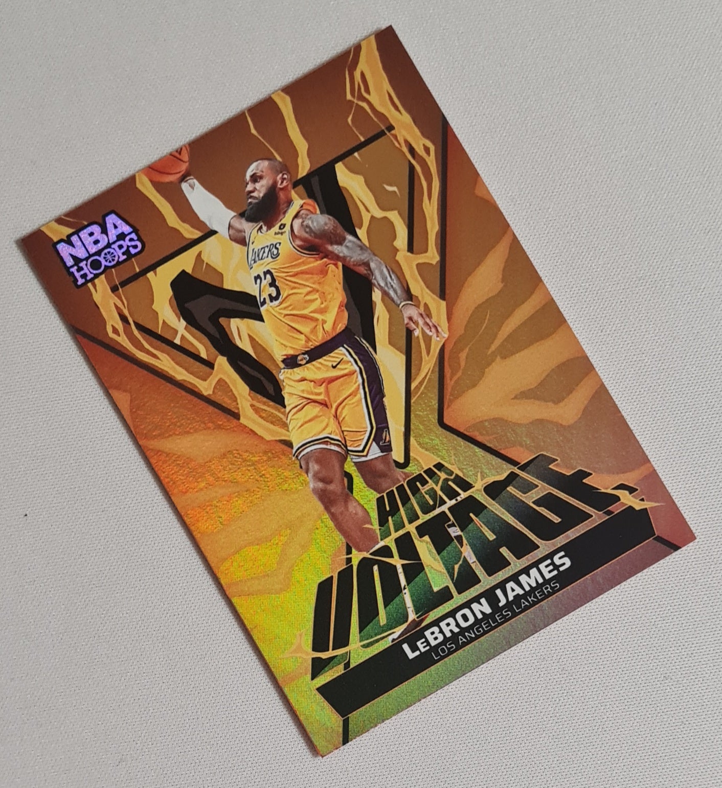 LeBron James - 2024/25 Panini Hoops Basketball NBA Los Angeles Lakers - High Voltage - #25