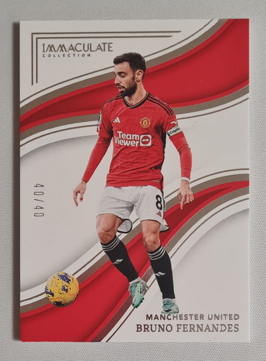 Bruno Fernandes - 2023/24 Panini Immaculate Collection Soccer Manchester United #199 /40