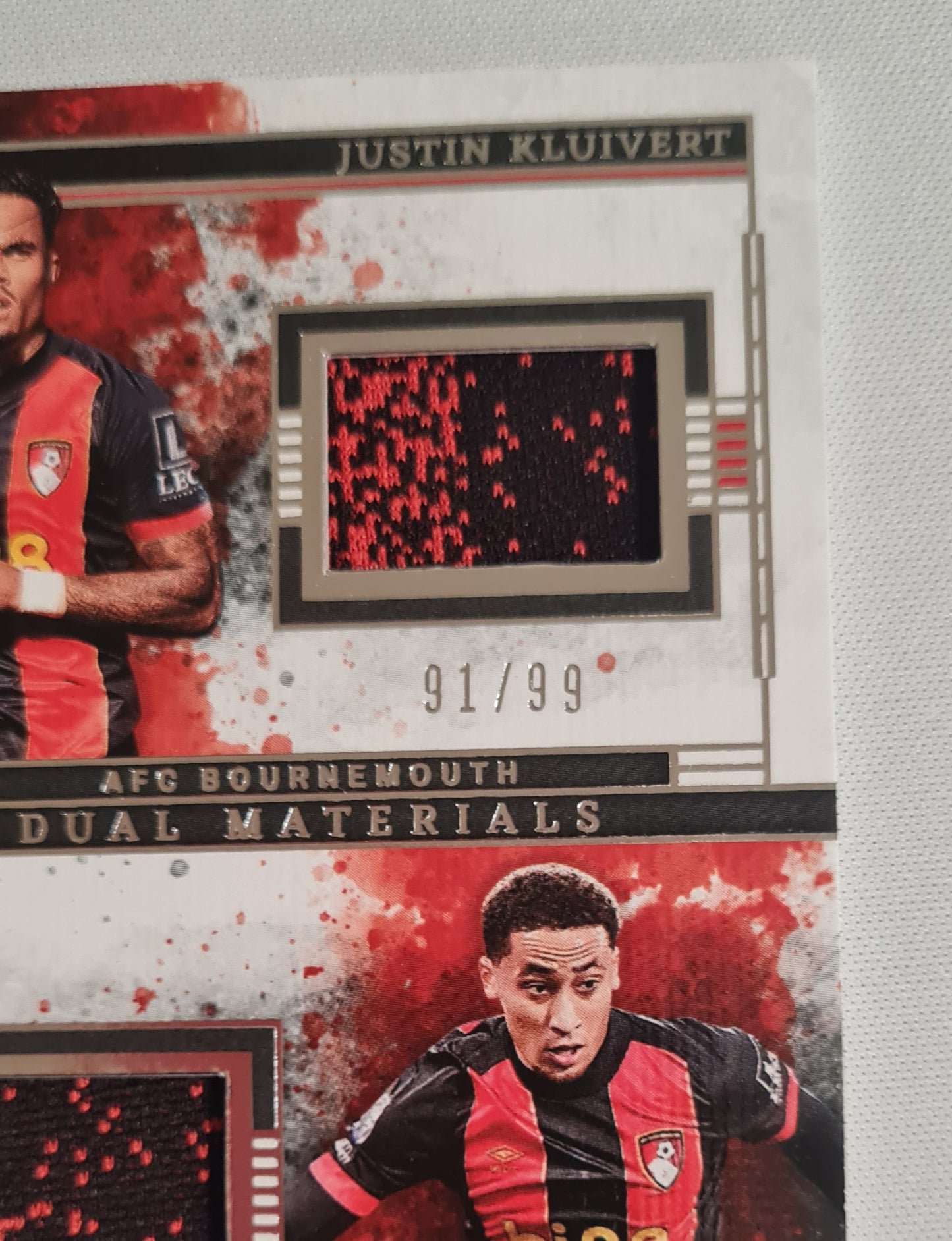 Justin Kluivert & Marcus Tavernier - 2024/25 Panini Impeccable Premier League Soccer AFC Bournemouth #DU-JMT Dual Patch /99