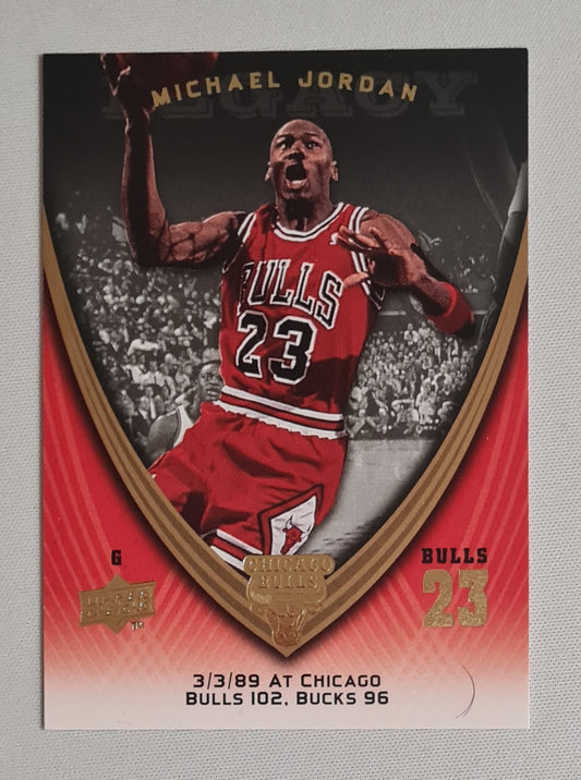 Michael Jordan - 2008/09 Upper Deck Michael Jordan Legacy NBA Chicago Bulls #319