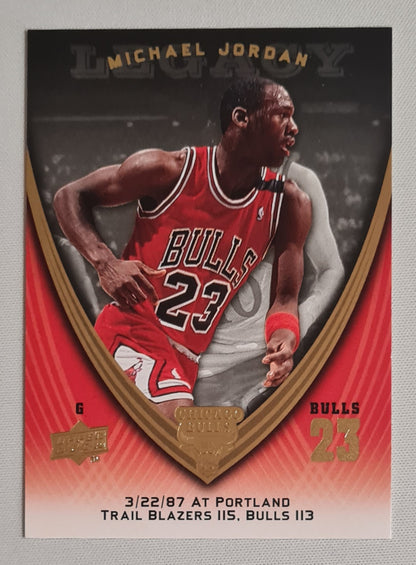 Michael Jordan - 2008/09 Upper Deck Michael Jordan Legacy NBA Chicago Bulls #168