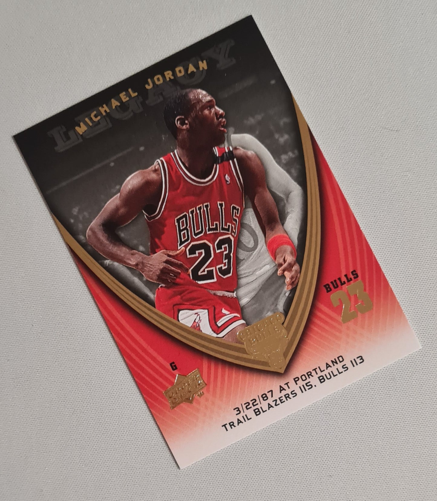 Michael Jordan - 2008/09 Upper Deck Michael Jordan Legacy NBA Chicago Bulls #168