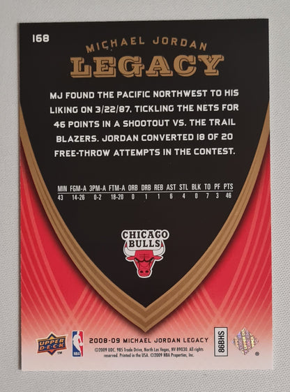 Michael Jordan - 2008/09 Upper Deck Michael Jordan Legacy NBA Chicago Bulls #168