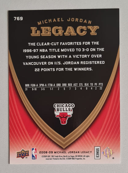 Michael Jordan - 2008/09 Upper Deck Michael Jordan Legacy NBA Chicago Bulls #769