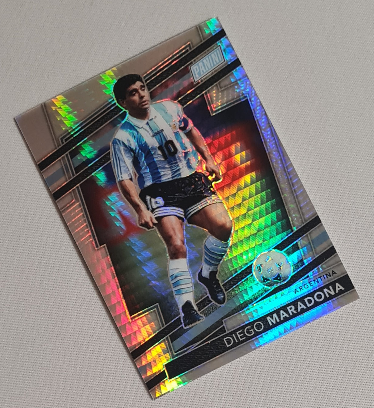 Diego Maradona - 2024 Panini The National Team Argentina Convention VIP Gold #62 Hyper Prizm