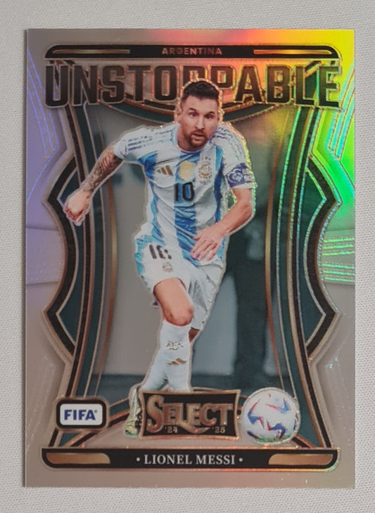 Lionel Messi - 2024/25 Panini Select FIFA Soccer Argentina - Unstoppable - #23 Refractor