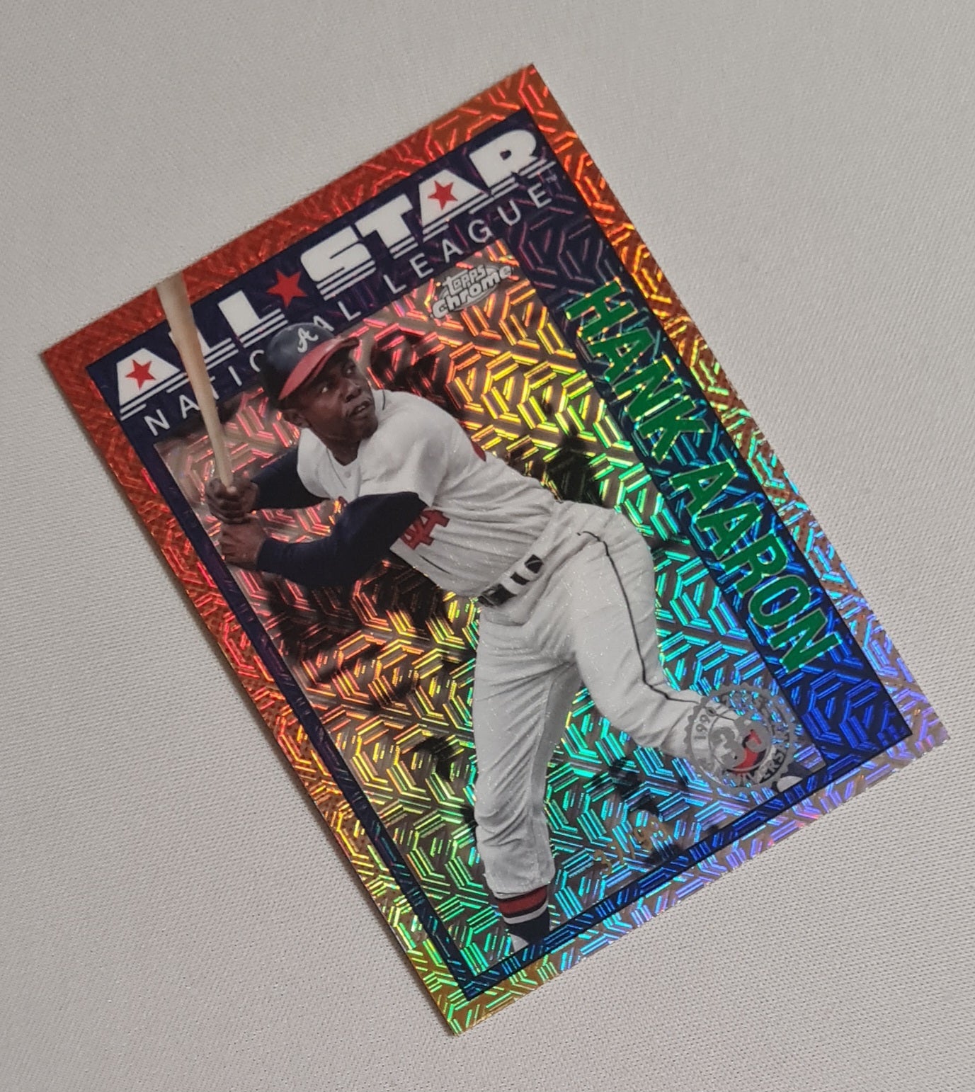 Hank Aaron - 2025 Topps Chrome All Star National League MLB (1967 NL Leaders) #14 Mojo /99