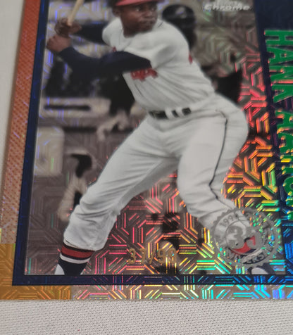 Hank Aaron - 2025 Topps Chrome All Star National League MLB (1967 NL Leaders) #14 Mojo /99
