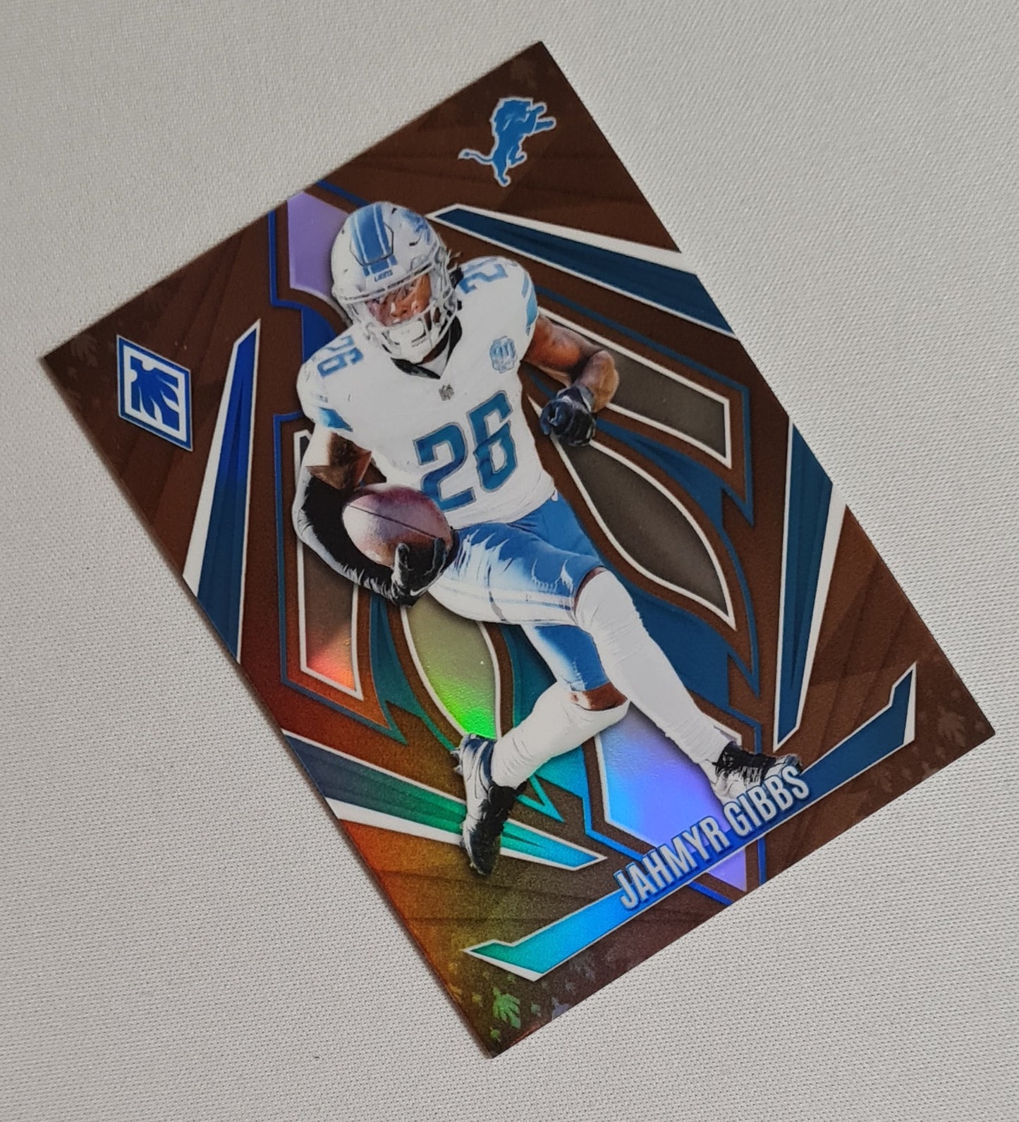 Jahmyr Gibbs - 2024 Panini Phoenix Football NFL Detroit Lions #69 Bronze Phoenix /75