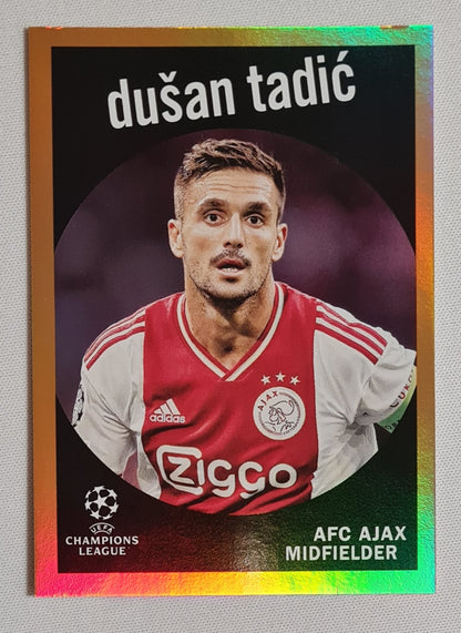 Dusan Tadic - 2023 Topps (CL) AFC Ajax #59-2 Gold Refractor /25