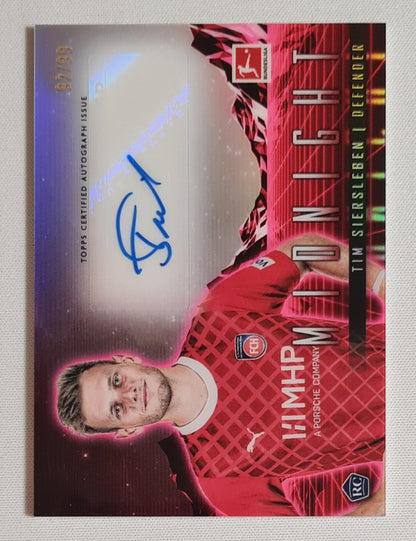 Tim Siersleben - 2024 Topps Bundesliga - Midnight - 1. FC Heidenheim 1846 #HS-TS /99 /Autograph