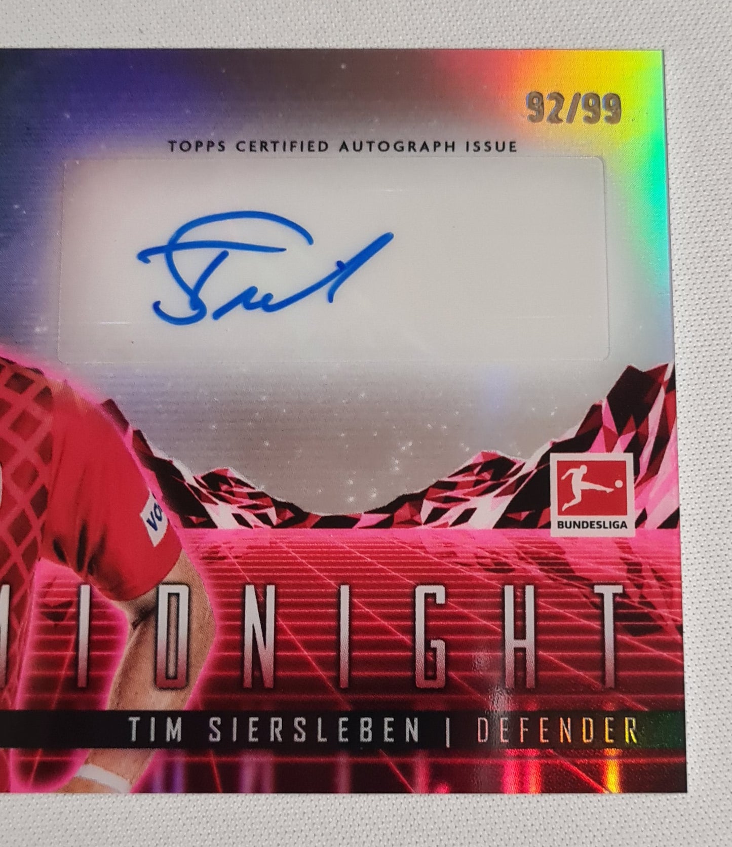 Tim Siersleben - 2024 Topps Bundesliga - Midnight - 1. FC Heidenheim 1846 #HS-TS /99 /Autograph