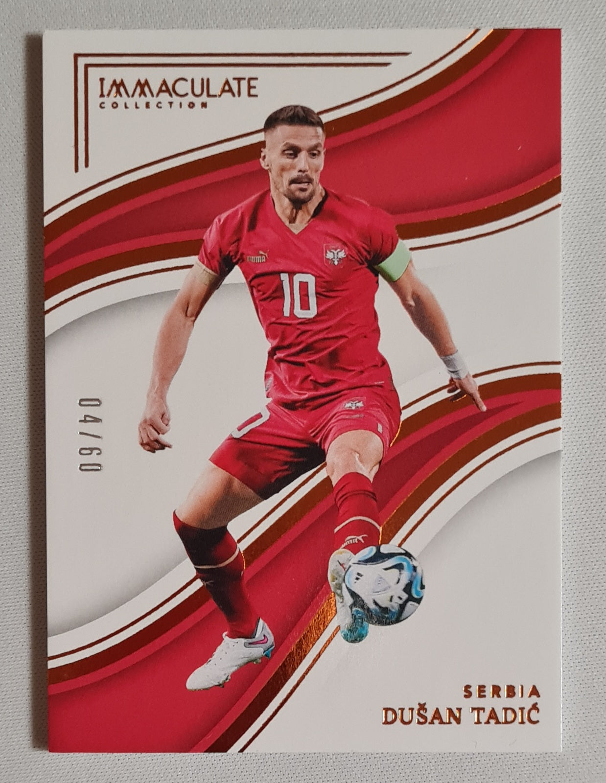 Dusan Tadic - 2023/24 Panini Immaculate Collection Soccer National Team Serbia #46 /60