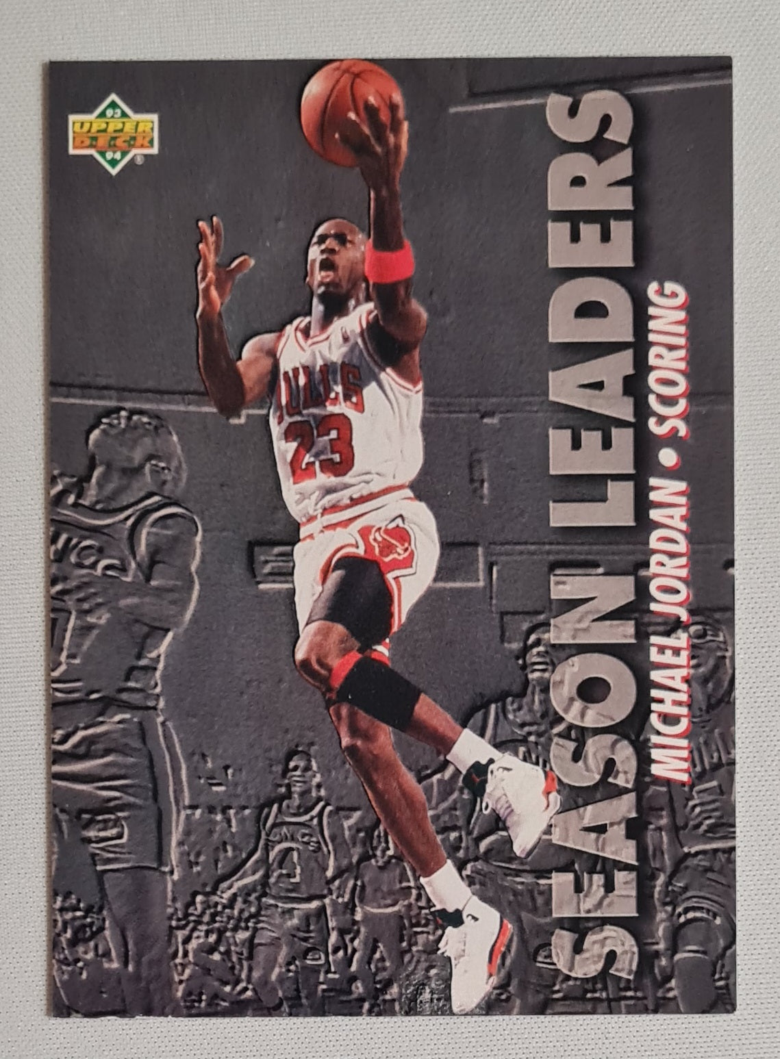 Michael Jordan - 1993 Upper Deck Chicago Bulls Season Leaders #166