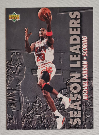 Michael Jordan - 1993 Upper Deck Chicago Bulls Season Leaders #166