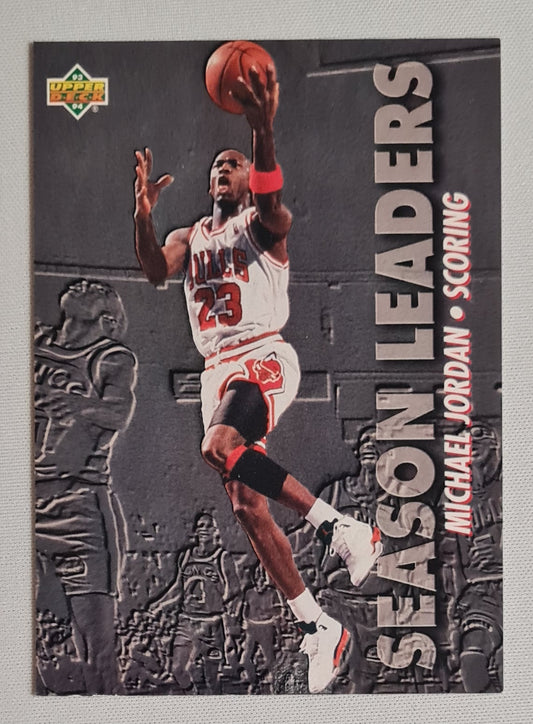 Michael Jordan - 1993 Upper Deck Chicago Bulls Season Leaders #166