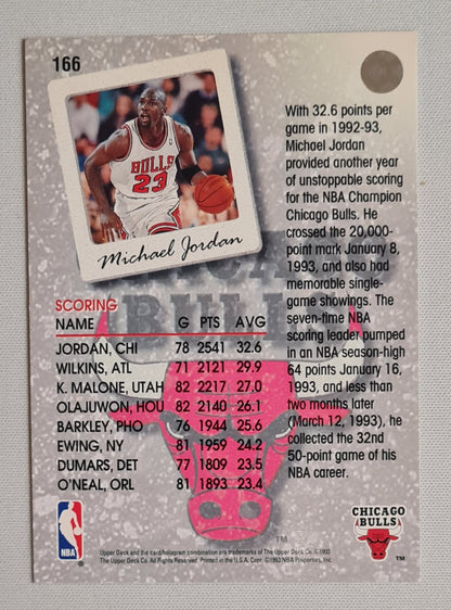 Michael Jordan - 1993 Upper Deck Chicago Bulls Season Leaders #166