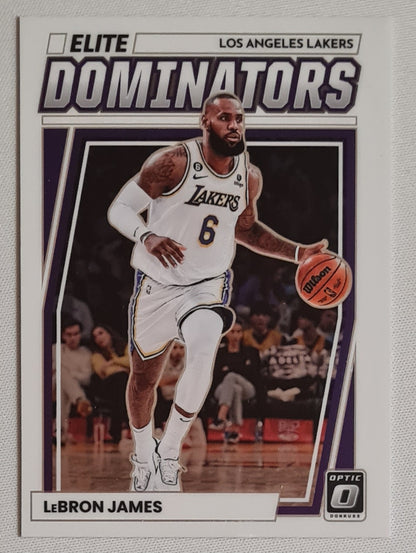 LeBron James - 2022/23 Panini Donruss Optic Basketball NBA LA Lakers Elite Dominators #22