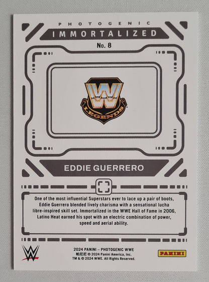 Eddie Guerrero - 2024 Panini Photogenic WWE Wrestling Legends - Immortalized - #8