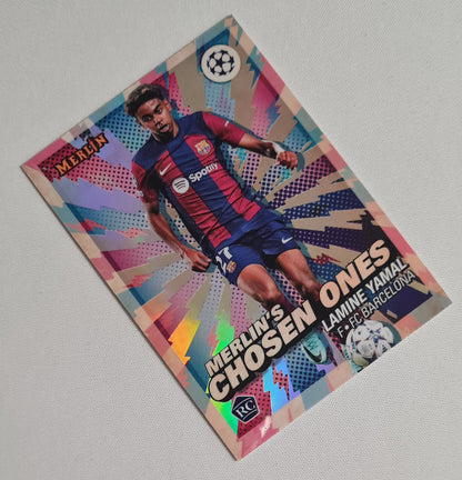 Lamine Yamal - 2024 Topps Merlin's Chosen Ones FC Barcelona (RC) #MC-1 Refractor