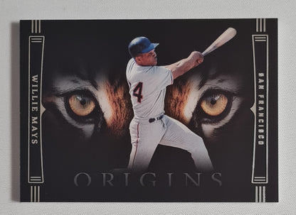 Willie Mays - 2023 Panini Chronicles Origins Baseball MLB San Francisco Giants #TIG-WM Tiger Eyes SSP CASE HIT
