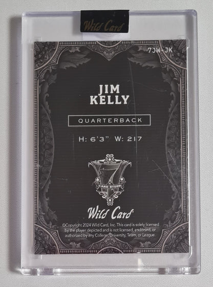 Jim Kelly - 2024 Wild Card - Joker - Football 1/1 NFL Buffalo Bills  #7JW-JK