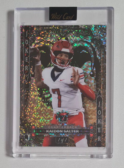 Kaidon Salter - 2024 Wild Card - Joker - Football 1/1  #7JW-KS