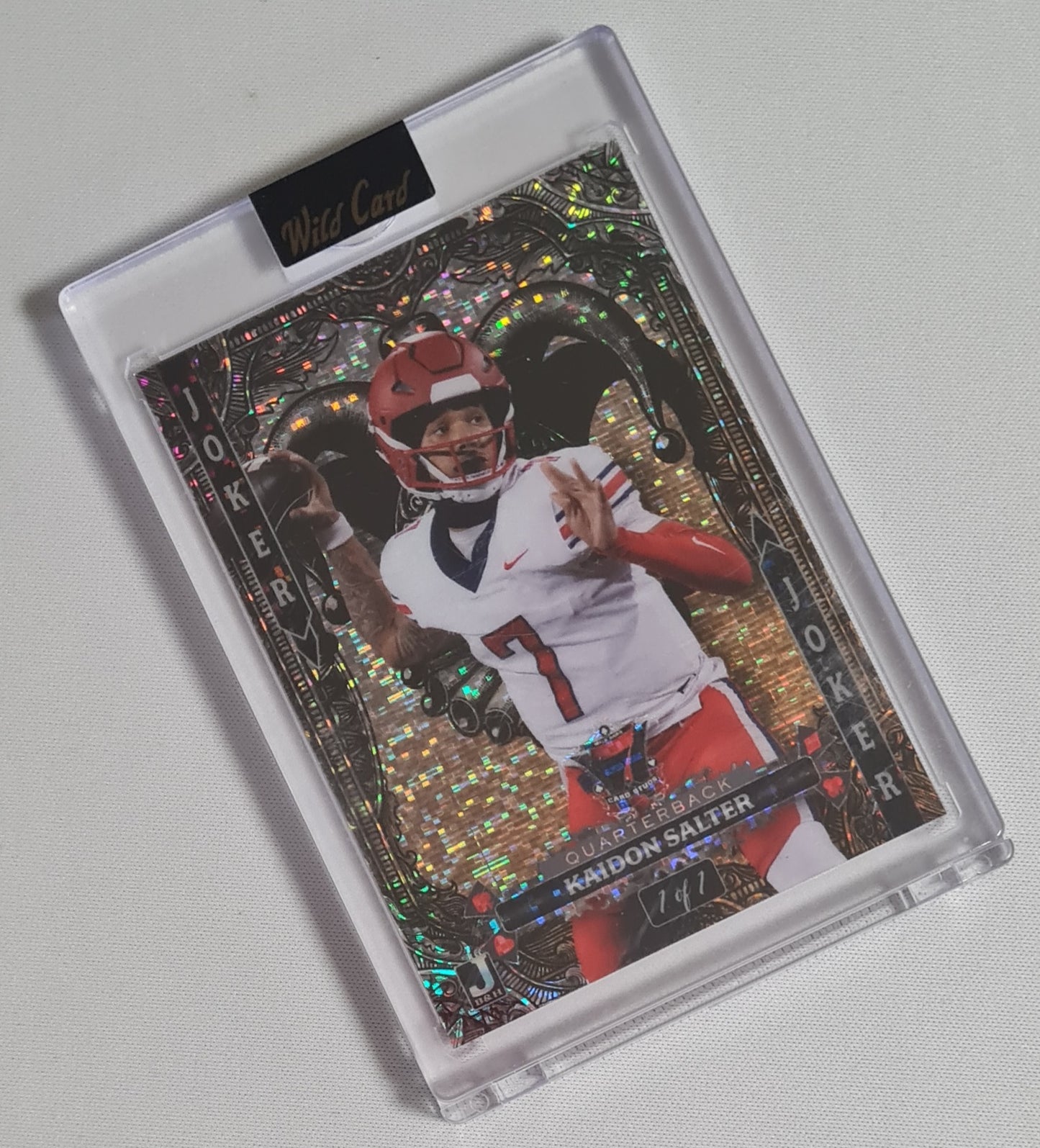 Kaidon Salter - 2024 Wild Card - Joker - Football 1/1  #7JW-KS