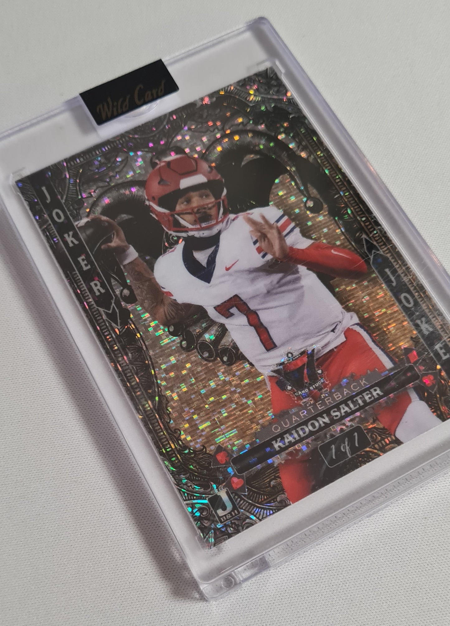 Kaidon Salter - 2024 Wild Card - Joker - Football 1/1  #7JW-KS