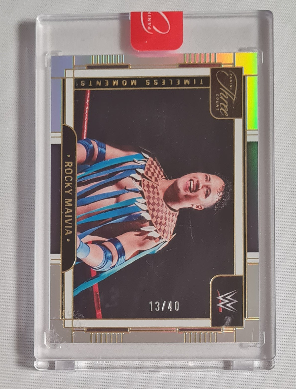 Rocky Maivia - 2024 Panini Three Count WWE Wrestling Timeless Memories #157 /40