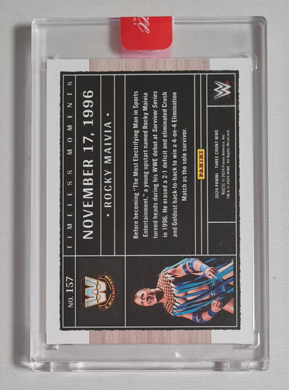 Rocky Maivia - 2024 Panini Three Count WWE Wrestling Timeless Memories #157 /40