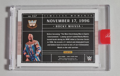 Rocky Maivia - 2024 Panini Three Count WWE Wrestling Timeless Memories #157 /40