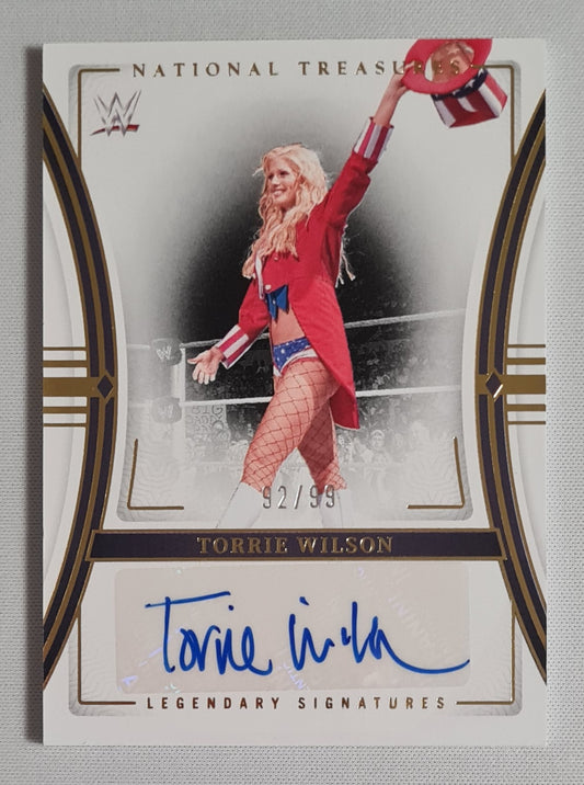 Torrie Wilson - 2024 Panini National Treasures WWE Wrestling Legends #LS-TWL /99 Autograph