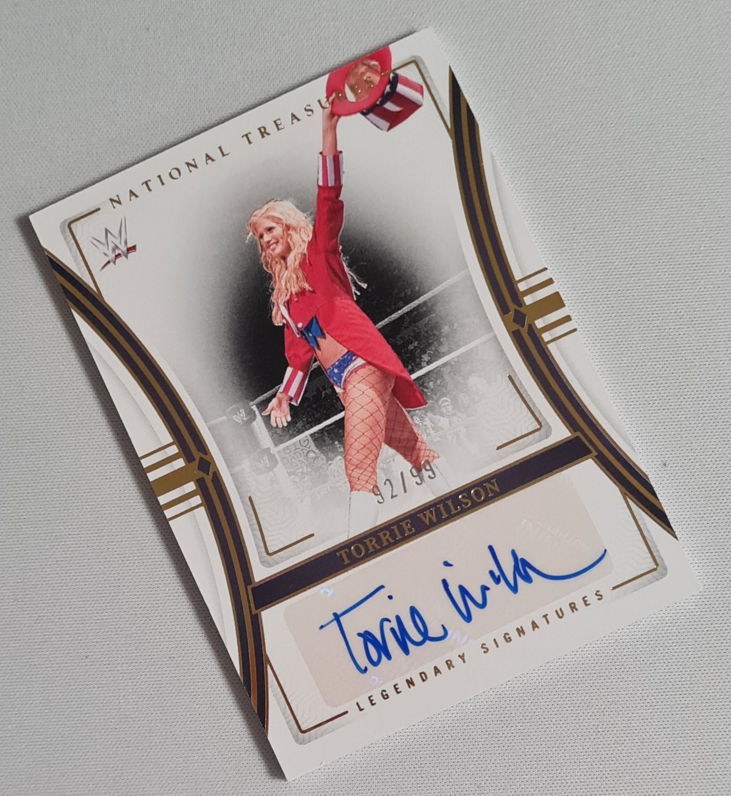 Torrie Wilson - 2024 Panini National Treasures WWE Wrestling Legends #LS-TWL /99 Autograph
